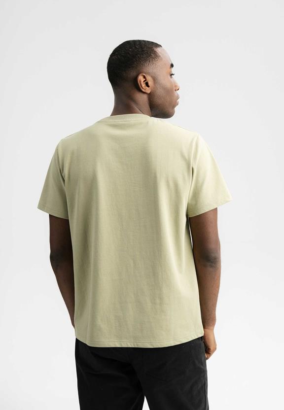 T-Shirt Heavy Pravin Tea Leaf Light Green from Shop Like You Give a Damn