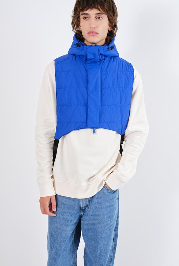 Hooded Vest Hixon Dark Blue from Shop Like You Give a Damn