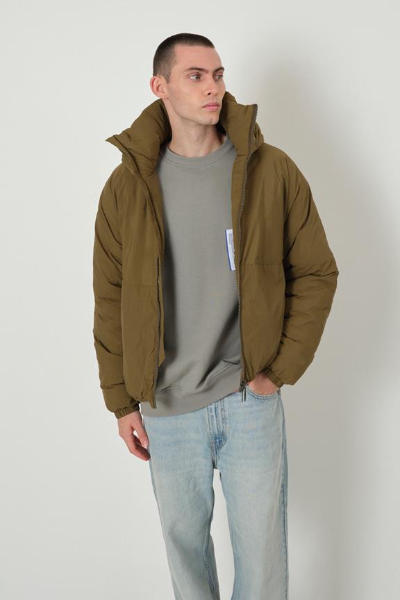 Puffer Jacket Tatlow Olive from Shop Like You Give a Damn