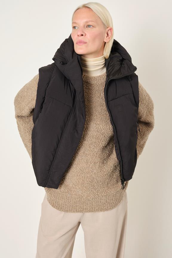 Puffer Vest Andora Black from Shop Like You Give a Damn