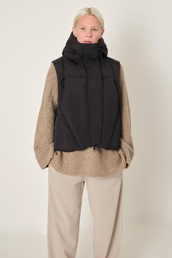 Puffer Vest Andora Black from Shop Like You Give a Damn