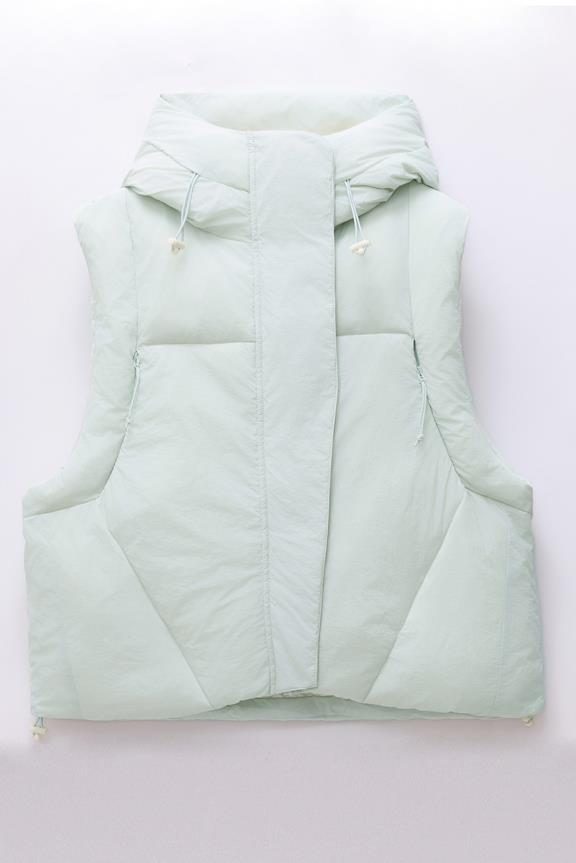 Puffer Vest Andora Ice Blue from Shop Like You Give a Damn