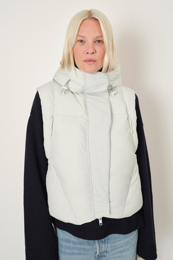 Puffer Vest Andora Ice Blue from Shop Like You Give a Damn