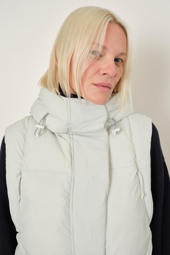 Puffer Vest Andora Ice Blue from Shop Like You Give a Damn