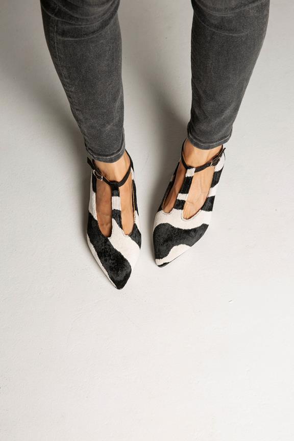 Ballerinas Zebra Black & White via Shop Like You Give a Damn