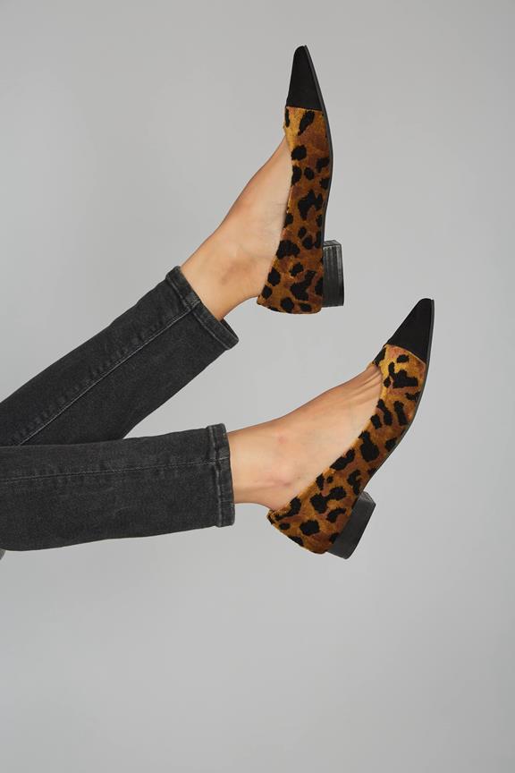 Ballerinas Leopard Ferox Black & Brown via Shop Like You Give a Damn