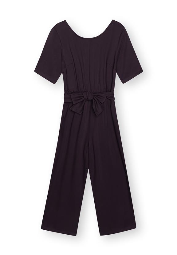 Jumpsuit Staine Halfsleeve Aubergine Purple from Shop Like You Give a Damn