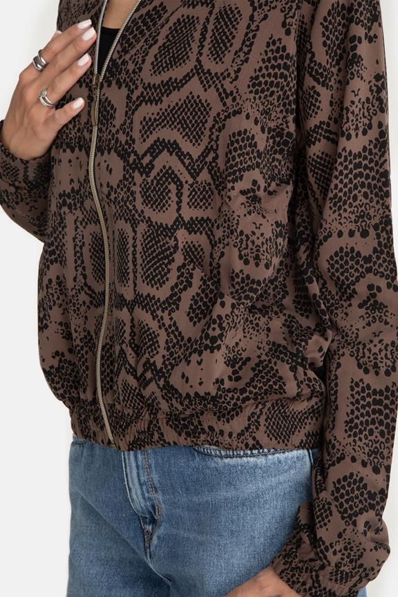 Jacket Boca Brown Python from Shop Like You Give a Damn