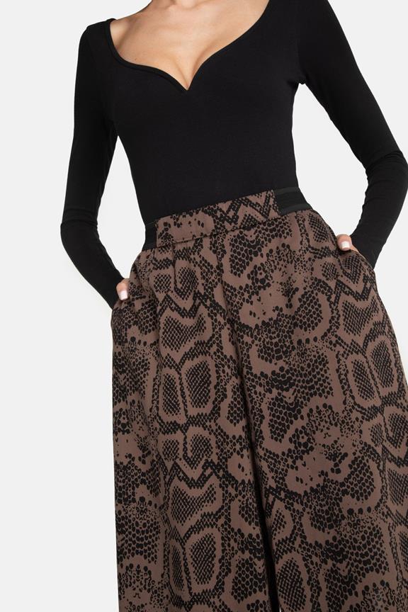 Culotte Tavira Brown Python from Shop Like You Give a Damn