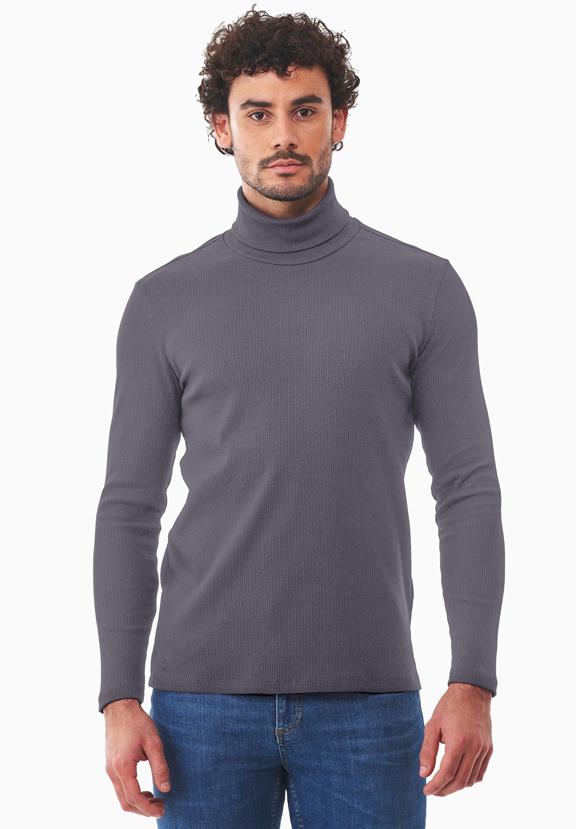 Turtleneck Shirt Asphalt via Shop Like You Give a Damn