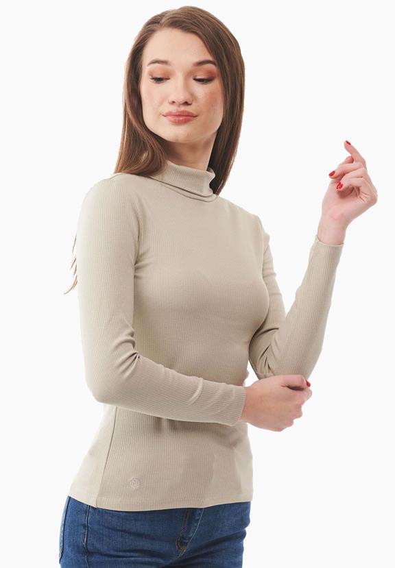 Turtleneck Shirt Soft Green from Shop Like You Give a Damn