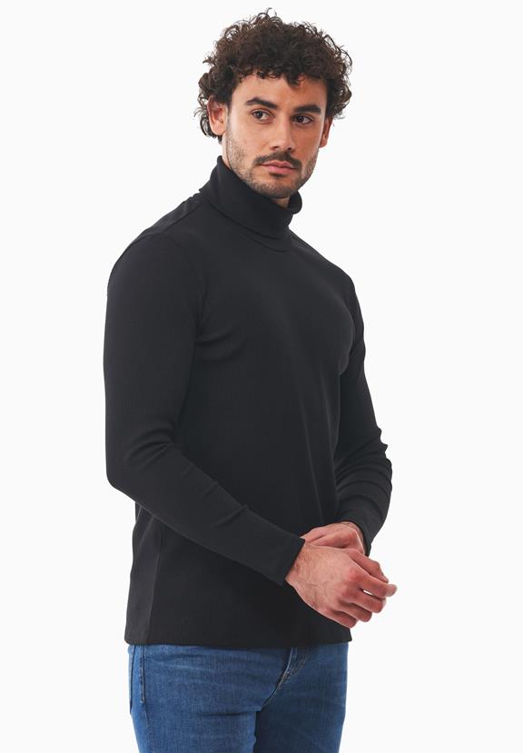 Sweater Turtleneck Black from Shop Like You Give a Damn