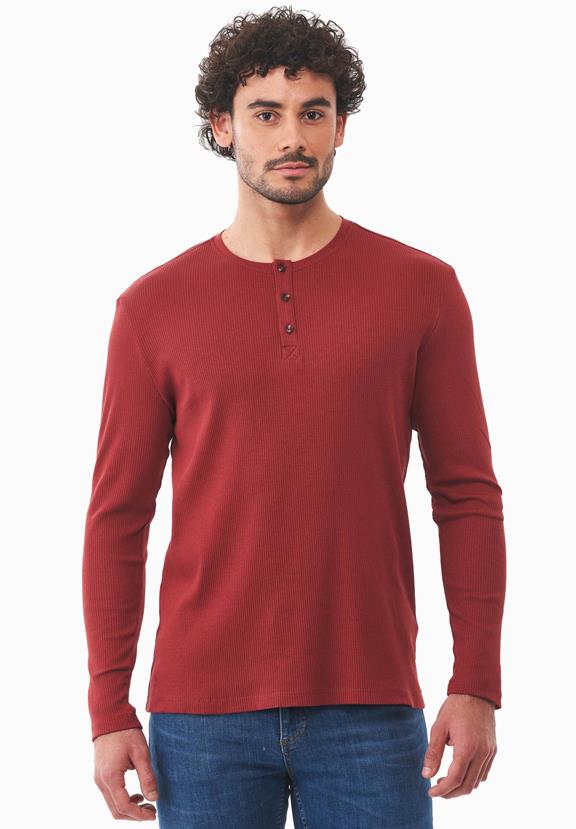 T-Shirt Lange Mouw Merlot via Shop Like You Give a Damn