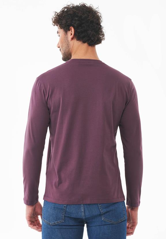 T-Shirt Long-Sleeve Dark Fig from Shop Like You Give a Damn