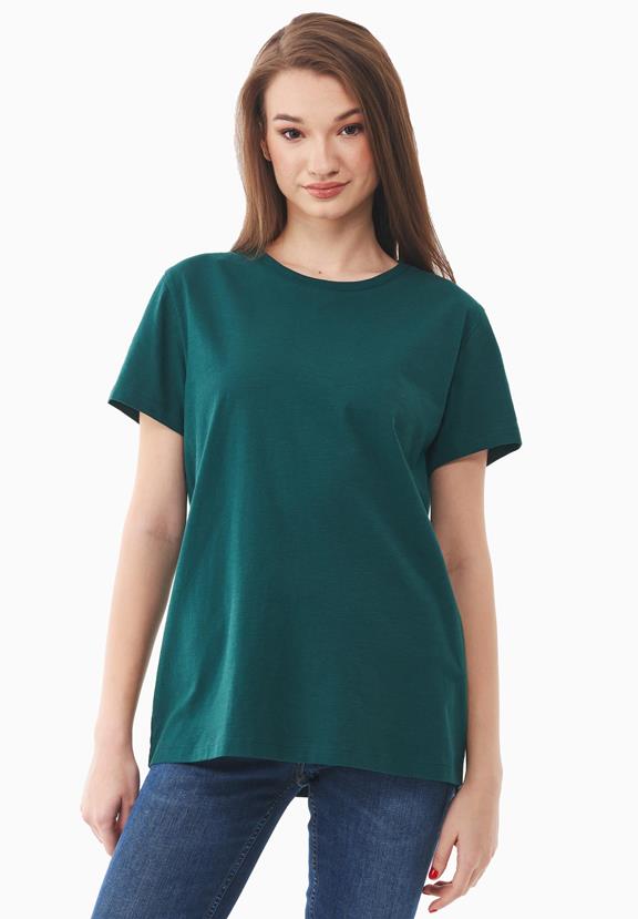 T-Shirt Basic Deep Emerald via Shop Like You Give a Damn