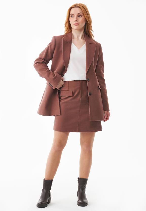 Skirt Cocoa Brown via Shop Like You Give a Damn