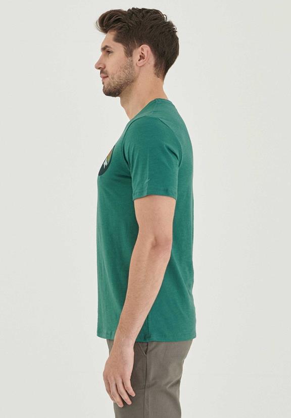 T-Shirt V Neck Seaweed Green from Shop Like You Give a Damn