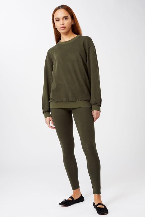 Sweater Easy Jungle Green via Shop Like You Give a Damn