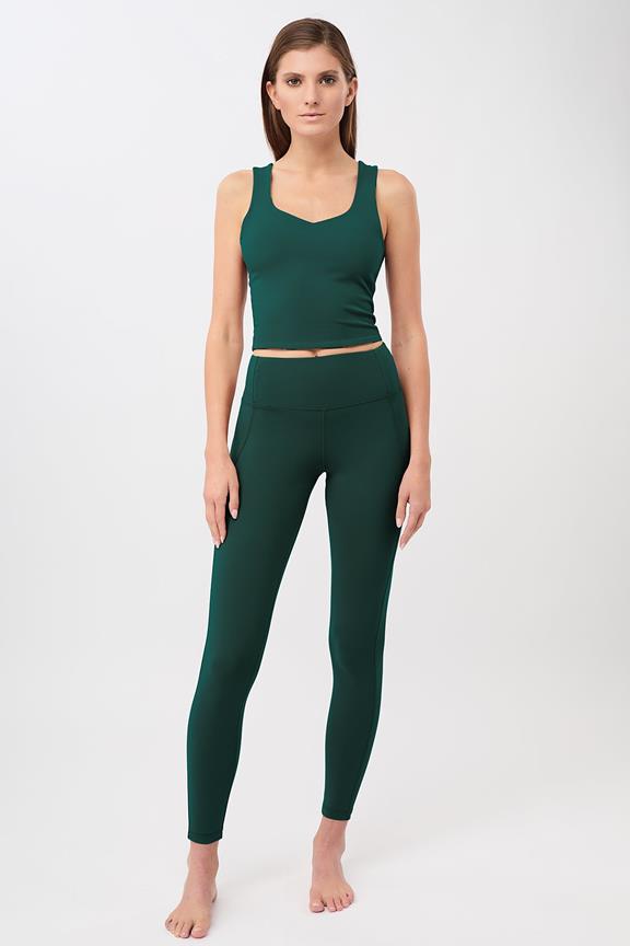 Top Workout Seaweed Dark Green via Shop Like You Give a Damn