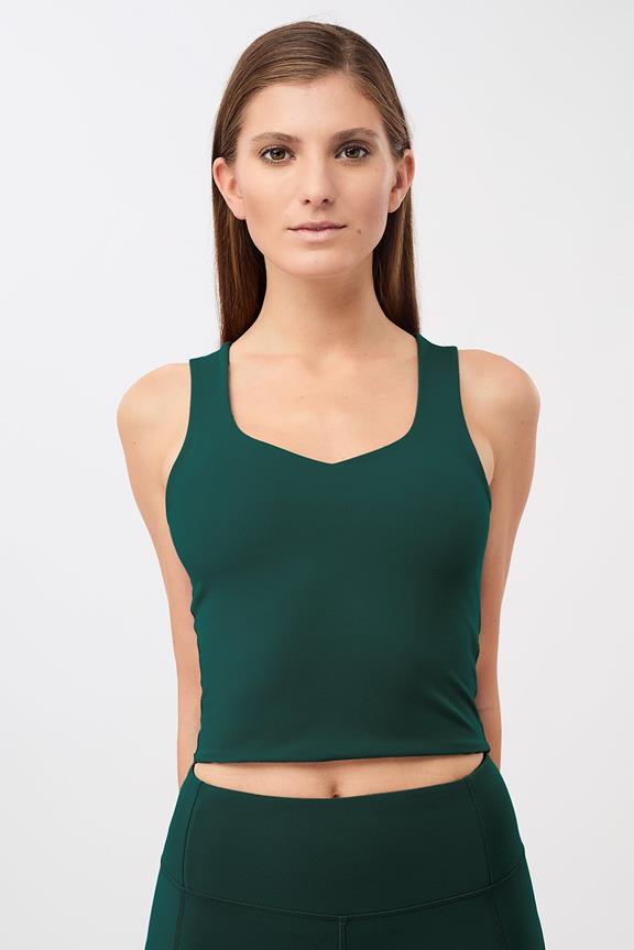 Top Workout Seaweed Dark Green from Shop Like You Give a Damn