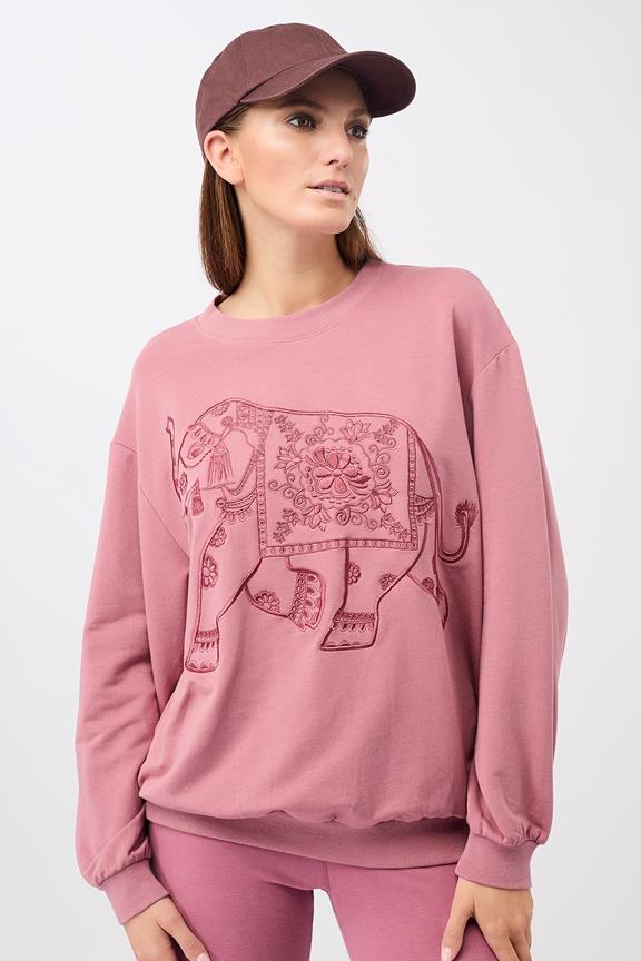 Sweater Ganesha Amethyst Pink via Shop Like You Give a Damn