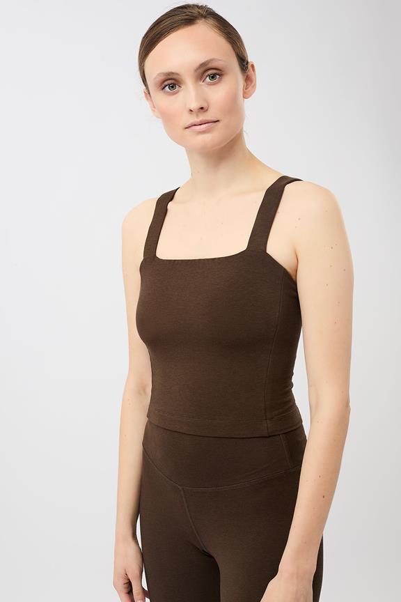 Tank Top Pilates Dark Brown via Shop Like You Give a Damn