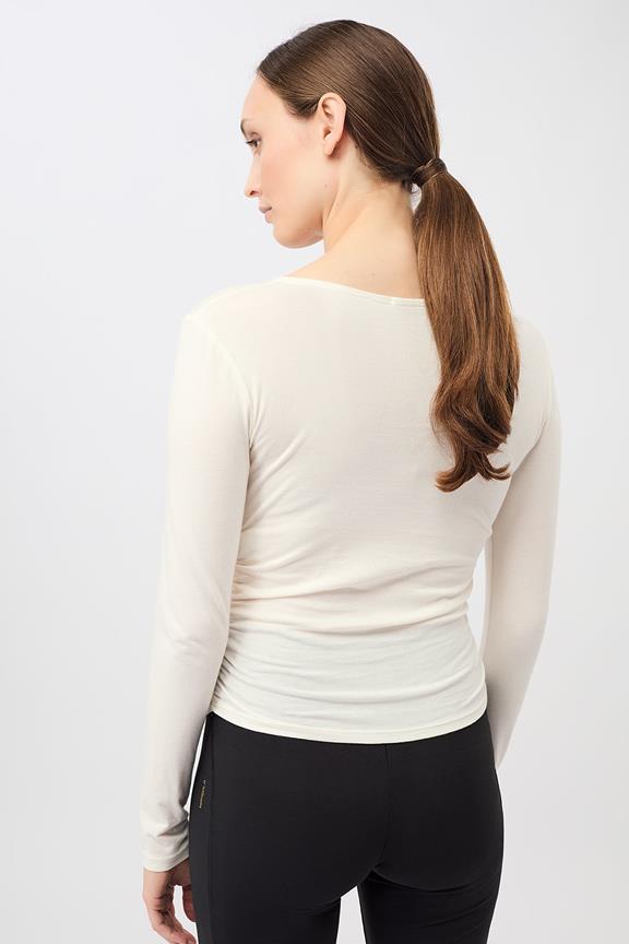 Longsleeve Side Ruffled White from Shop Like You Give a Damn