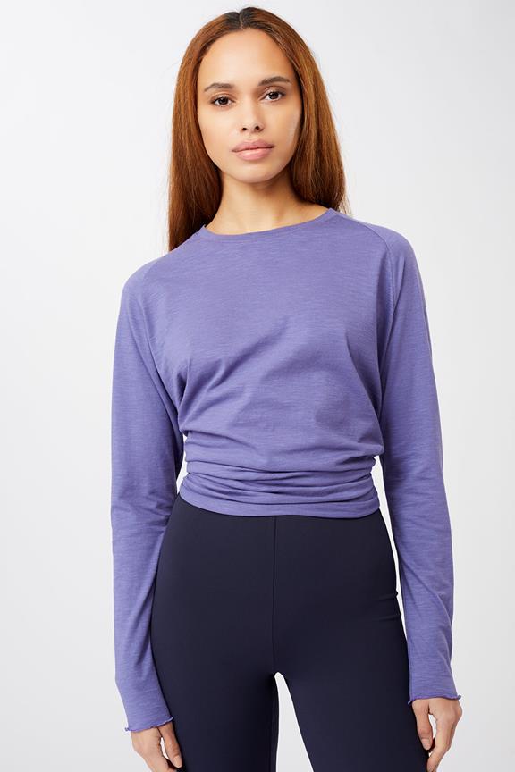 Longsleeve Back Bow Deep Violet from Shop Like You Give a Damn