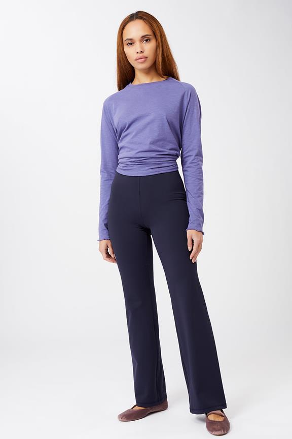 Longsleeve Back Bow Deep Violet from Shop Like You Give a Damn