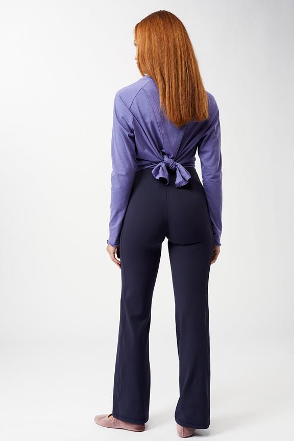 Longsleeve Back Bow Deep Violet from Shop Like You Give a Damn