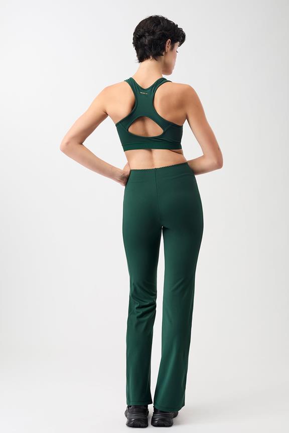 Broek Flared Workout Zeewier Groen from Shop Like You Give a Damn