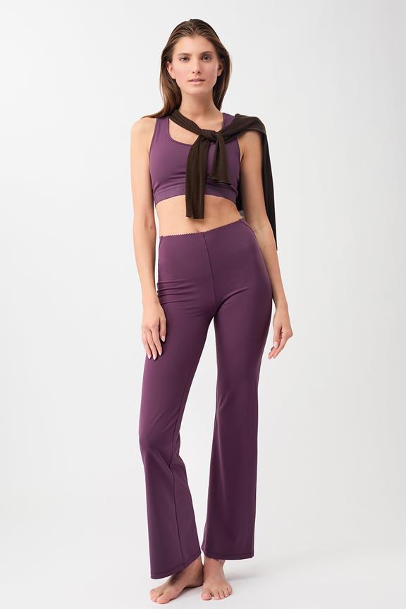 Pants Flared Workout Purple Passion from Shop Like You Give a Damn