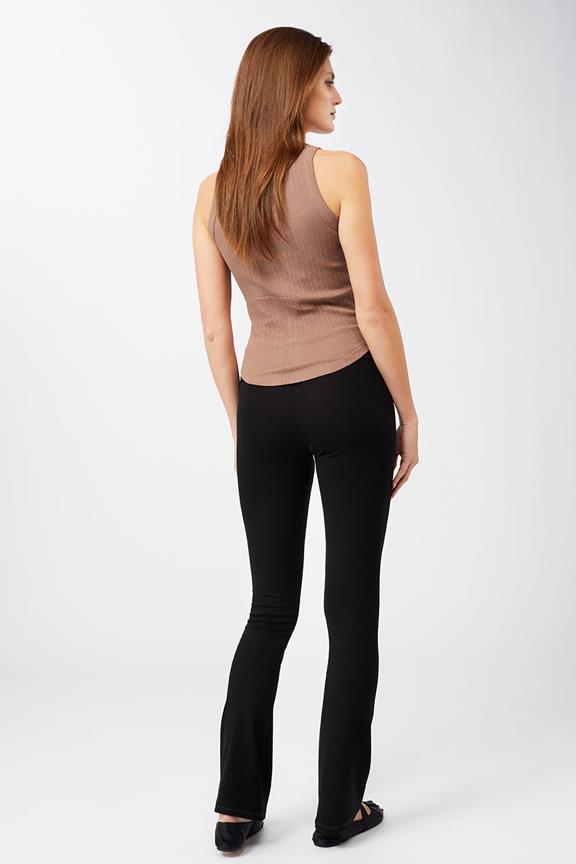 Pants Ribbed Rolldown Black from Shop Like You Give a Damn