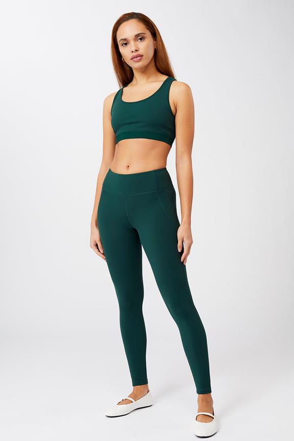 Leggings Limitless Seaweed Dark Green from Shop Like You Give a Damn