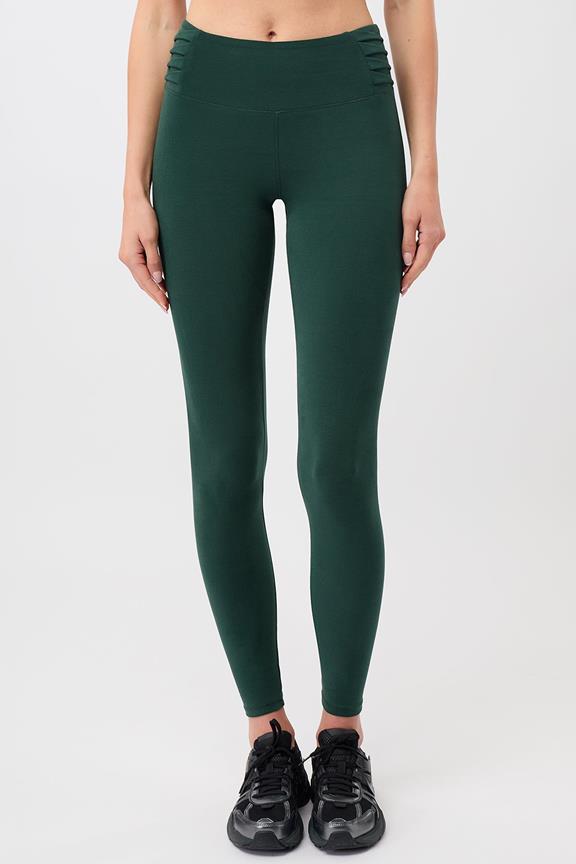 Leggings Barre Seaweed Dark Green via Shop Like You Give a Damn