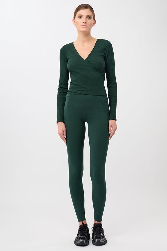 Leggings Barre Seaweed Dark Green from Shop Like You Give a Damn