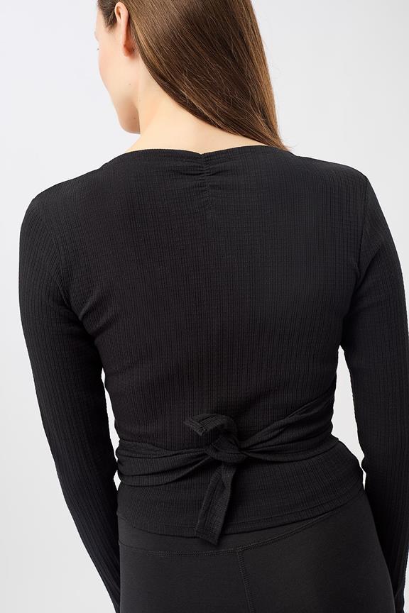 Wrap Top Claire Black from Shop Like You Give a Damn