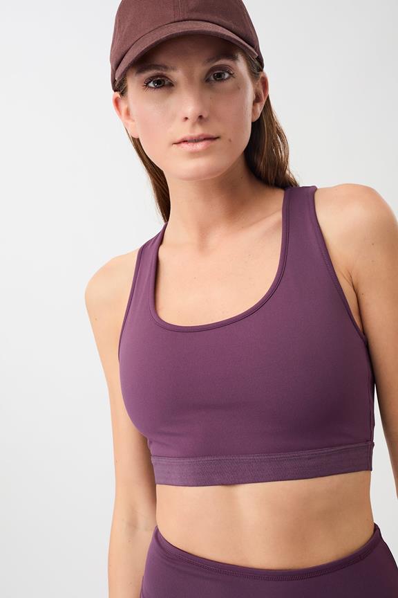 Bra Sports Purple Passion via Shop Like You Give a Damn