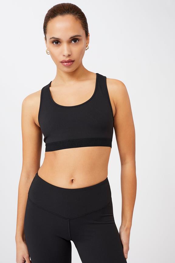 Bra Sports Black via Shop Like You Give a Damn