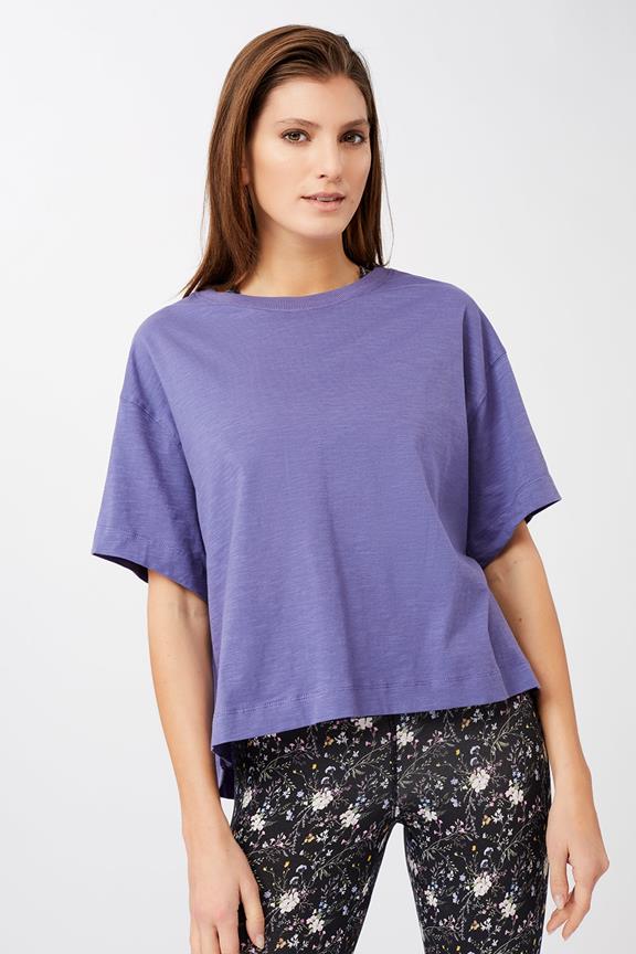 T-Shirt Boxy Diep Violet from Shop Like You Give a Damn