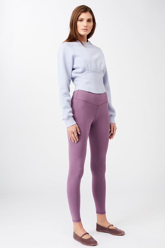 Sweater Cropped Grey Lavender from Shop Like You Give a Damn