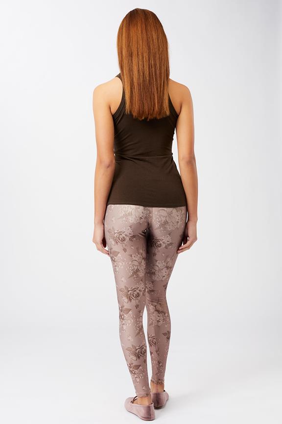 Leggings Fancy Print Porcelain Beige from Shop Like You Give a Damn