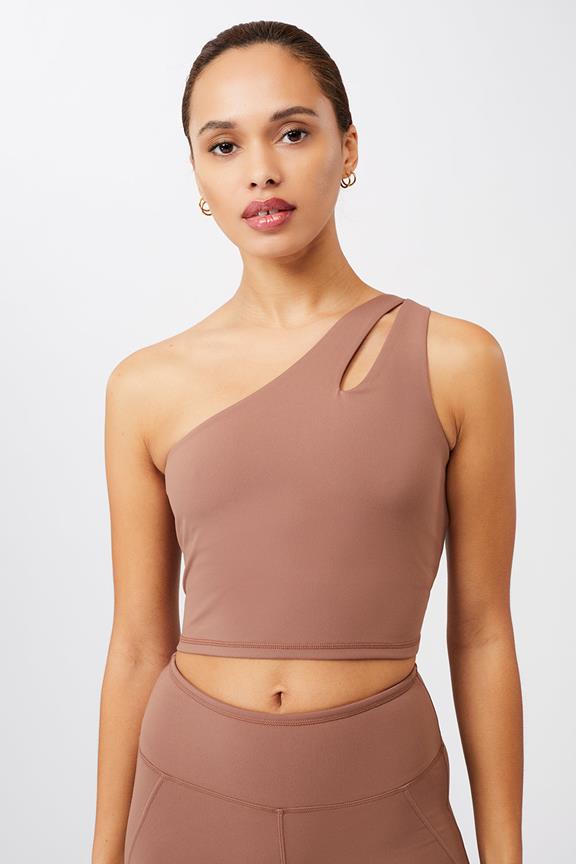 Cropped Top Shoulder Cappuccino via Shop Like You Give a Damn