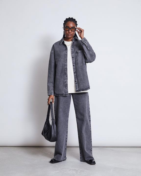 Overhemd Denim Solace Lichtgrijs from Shop Like You Give a Damn