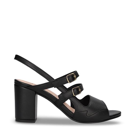 Sandals Roma Vegan Eco-Leather Black via Shop Like You Give a Damn