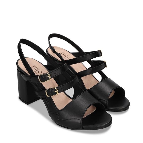 Sandals Roma Vegan Eco-Leather Black from Shop Like You Give a Damn