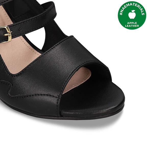 Sandals Roma Vegan Eco-Leather Black from Shop Like You Give a Damn