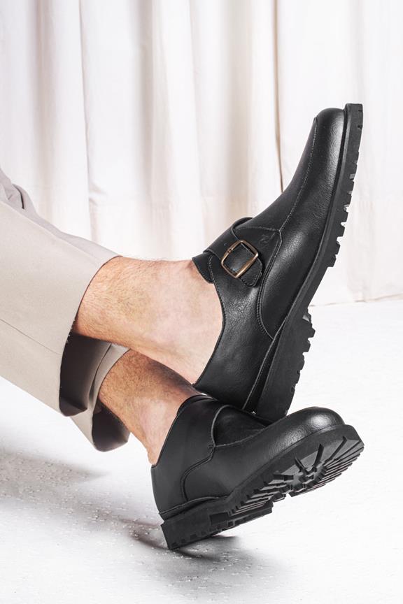 Loafers Miles Vegan Eco-Leather Black from Shop Like You Give a Damn