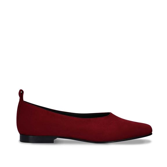 Ballerina's Melita Vegan Eco-Leer Rood via Shop Like You Give a Damn