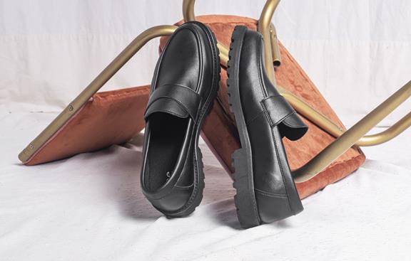 Loafers Mateo Vegan Eco-Leer Zwart from Shop Like You Give a Damn